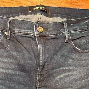 Express Woman’s Deep Indigo Skinny Jeans